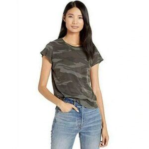 NWT Splendid Camo Tee in Green/Black/Gray/Grey Large